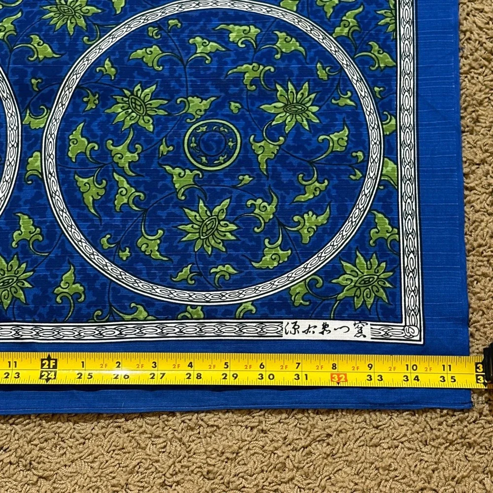 Japanese Cotton Furoshiki 36 x‎ 36 Celtic Wrapping Table Cloth Wall Art